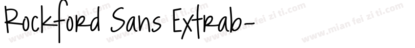 Rockford Sans Extrab字体转换